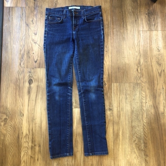 J Brand Pencil Slim Stretch Jeans in Ink Dark Rinse - Picture 2 of 9